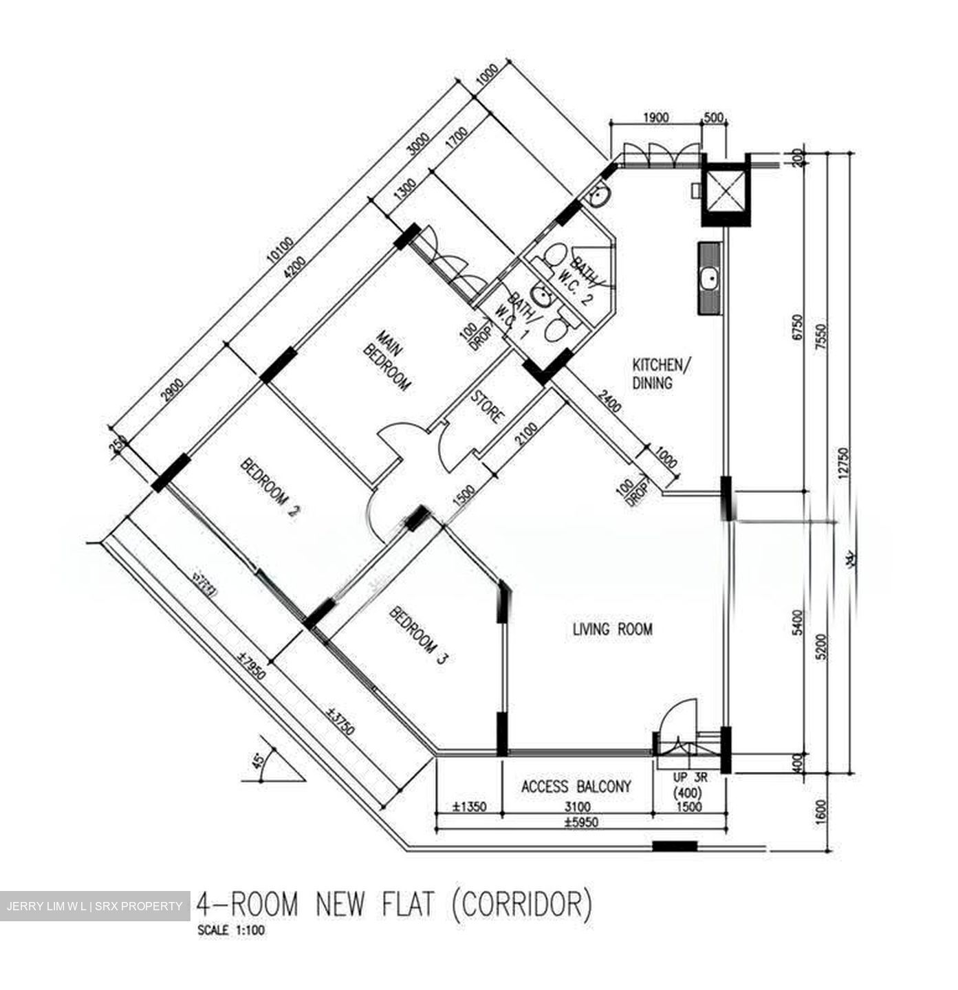 Blk 223 Boundary Ville (Serangoon), HDB 4 Rooms #631051831
